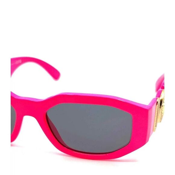 VERSACE EUC Medusa Biggie Square Sunglasses Authentic Pink Gold main image 4